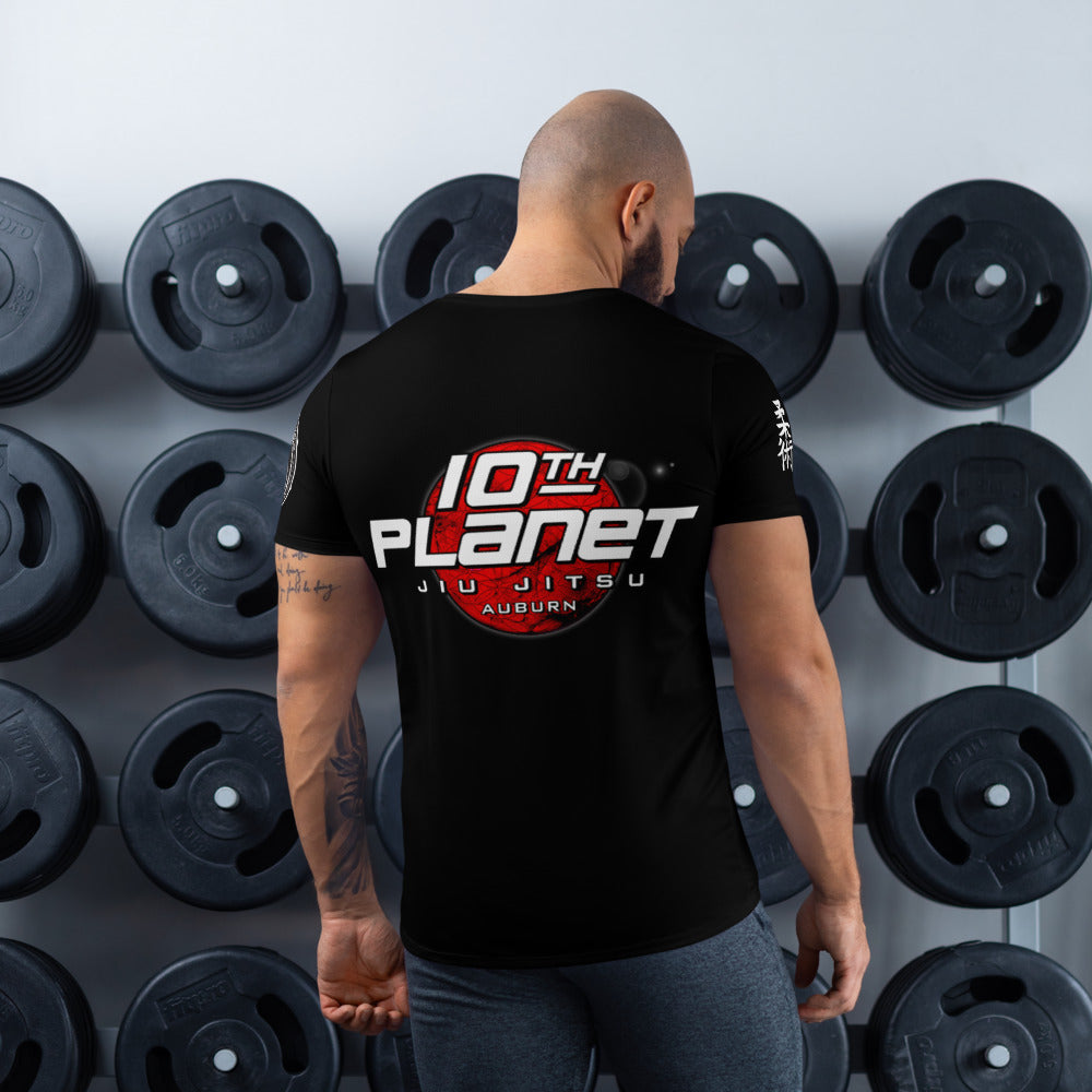 10th Planet Auburn All-Over Print Men's Athletic T-shirt