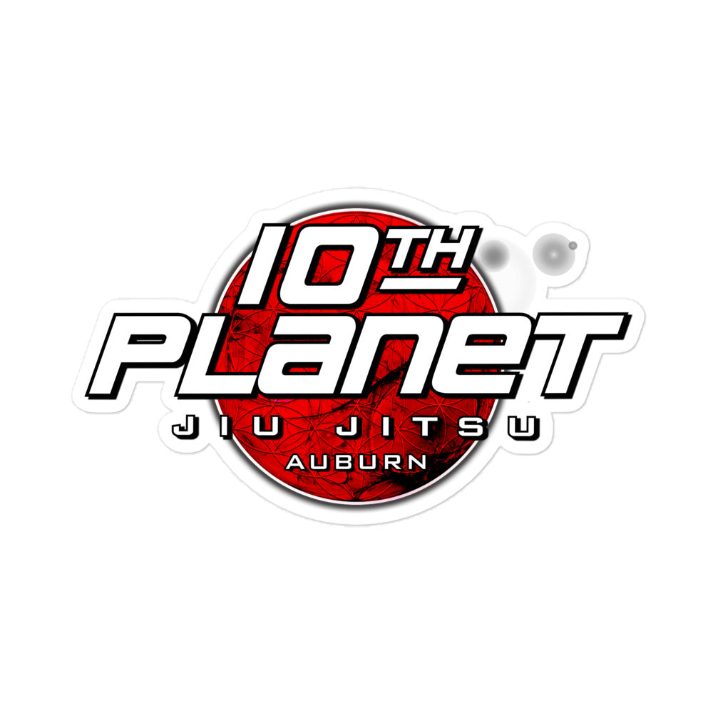 10th Planet Auburn Moon Sticker