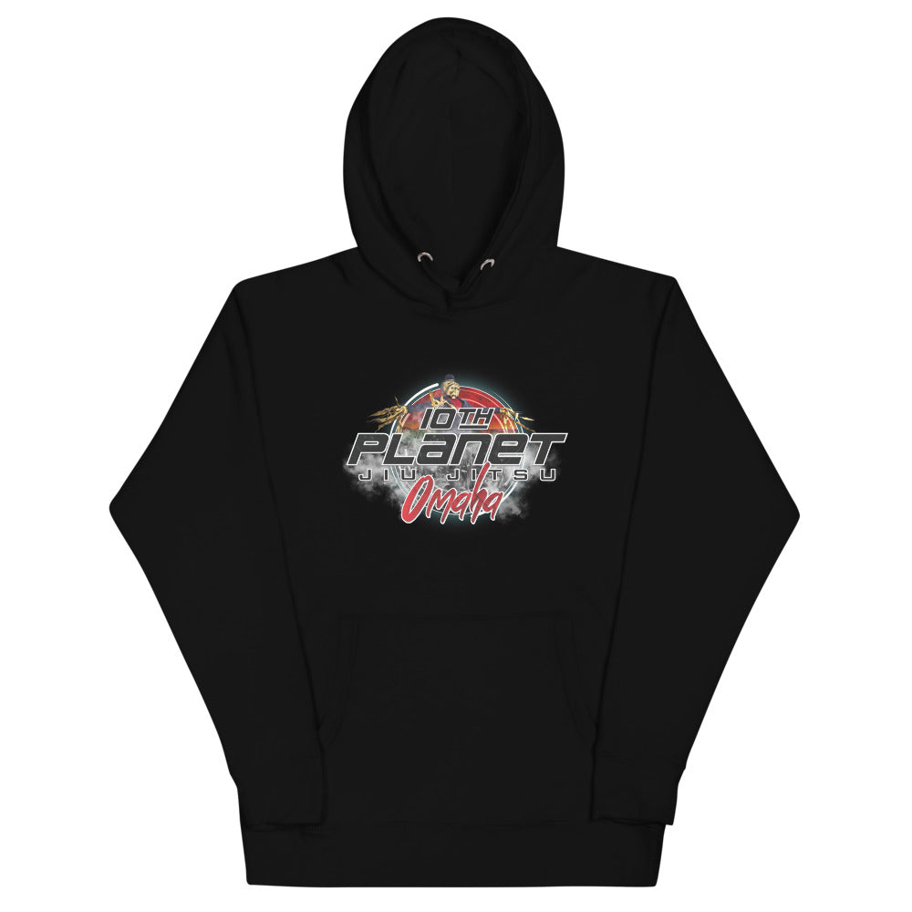 New Moon Omaha Unisex Hoodie (Black, Maroon, and white)