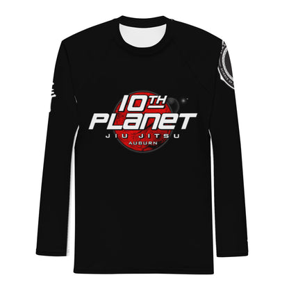 10th Planet Auburn Black/Moon Men's Rash Guard